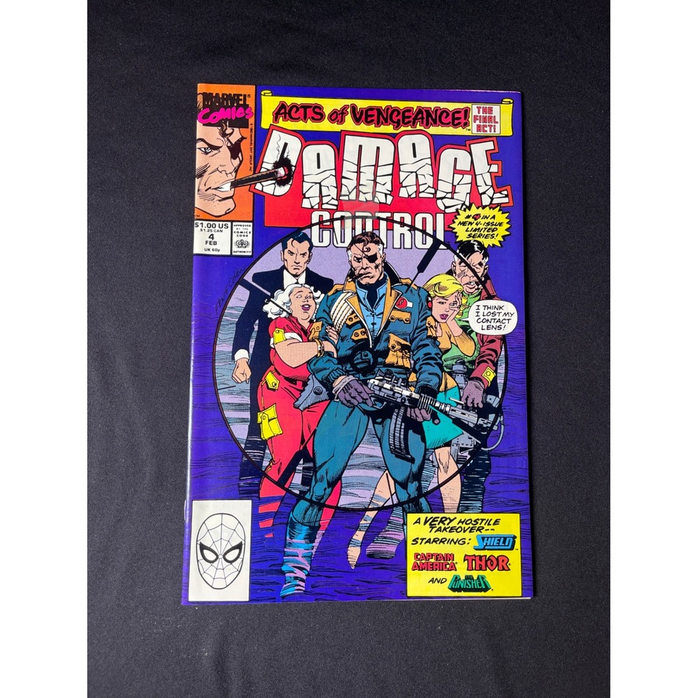 Marvel Comics Damage Control 4 Acts‎ of Vengeance Final Act Comic Book